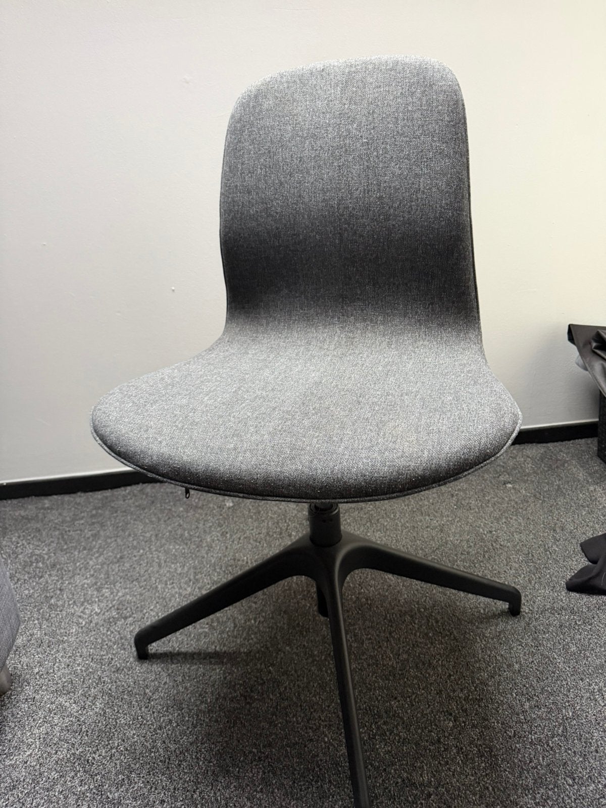 Bureau stoel ikea grijs, Ophalen of Verzenden, Zo goed als nieuw, Grijs, Eén