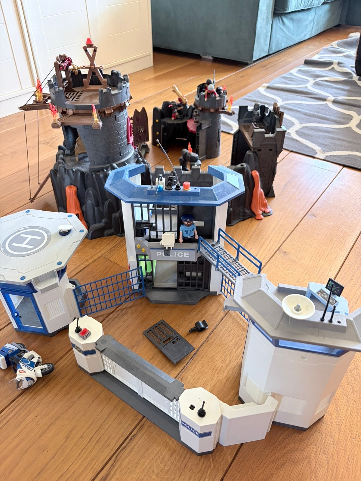 2 playmobil sets, Ophalen, Gebruikt