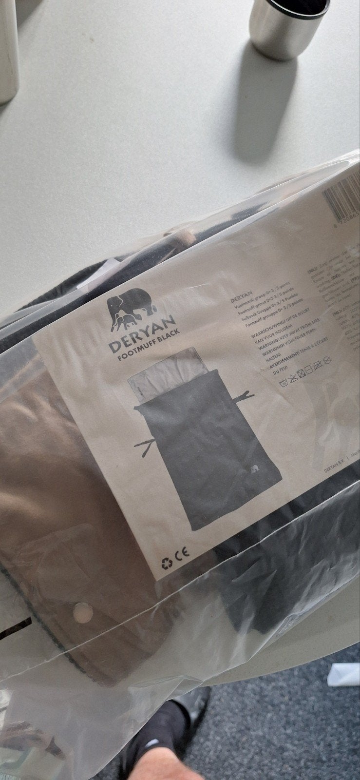 Deryan voetenzak zwart - zo goed als nieuw, Ophalen of Verzenden, Zo goed als nieuw, <, <