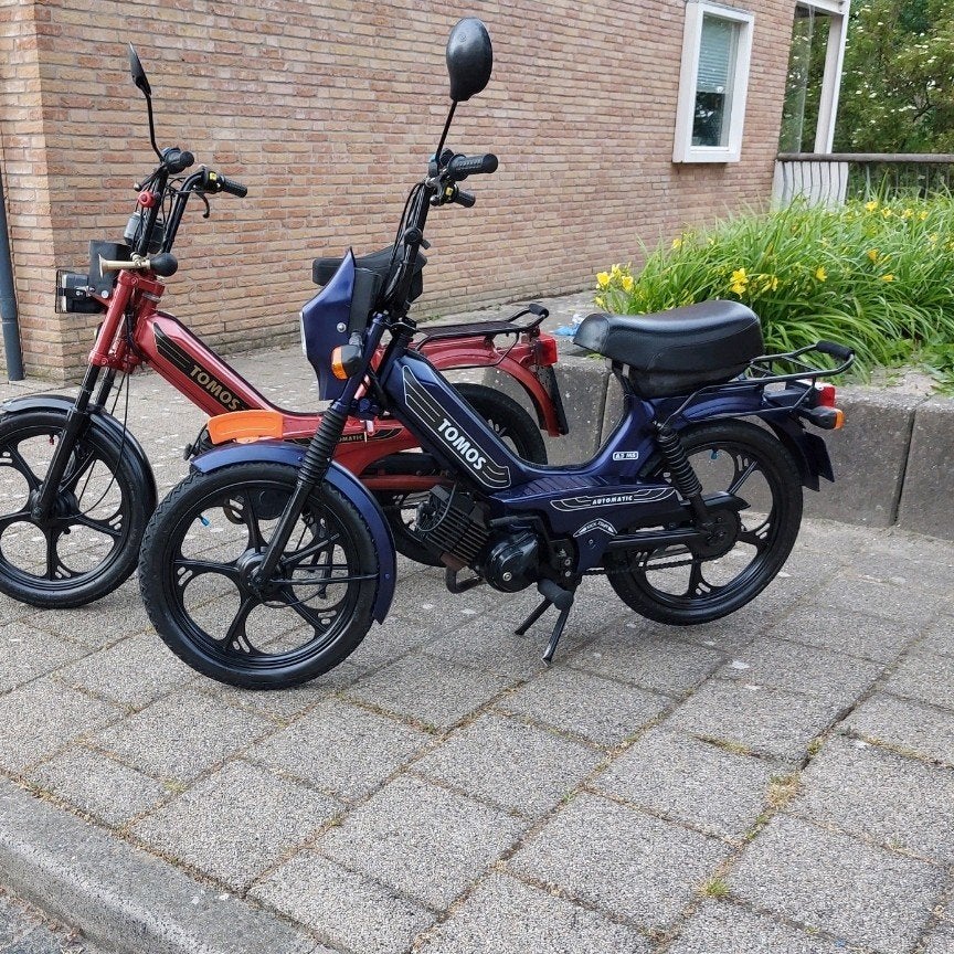 Tomos A35 Blauw - heeft wat liefde nodig, Fietsen en Brommers, Ophalen, Gebruikt, Overige modellen, Maximaal 25 km/u