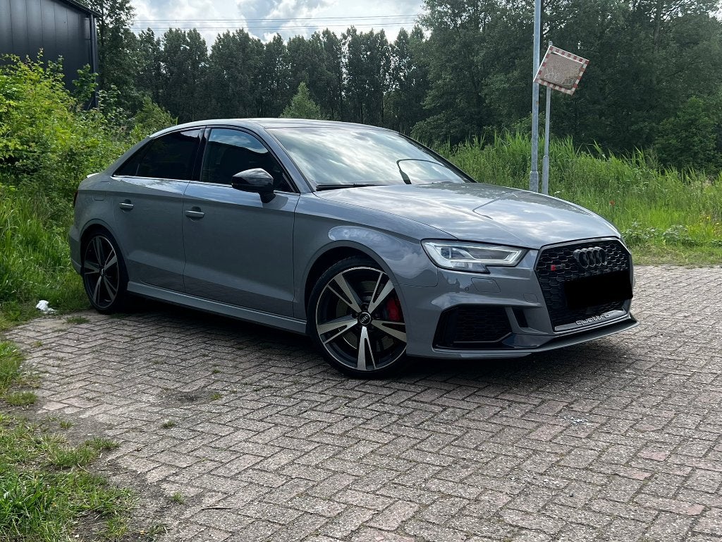 Audi A3 RS3 2.5 Tfsi 400hp S Tronic Quattro 2019 Nardo Grey, Auto's, Audi, Automaat, Lichtsensor, Alcantara, 11 km/l