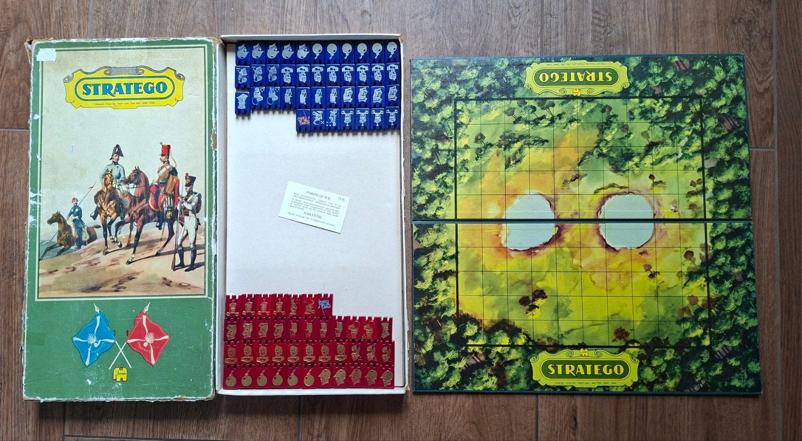 Stratego houten speelstukken, Ophalen of Verzenden, Gebruikt