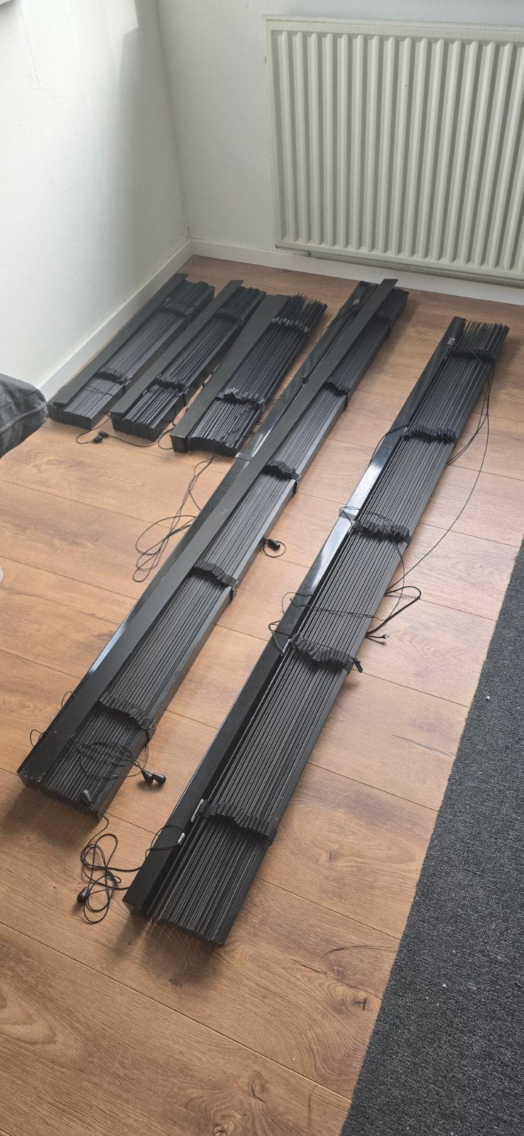 Zwarte jaloezieën, Ophalen, Gebruikt, Minder dan 100 cm, Wit