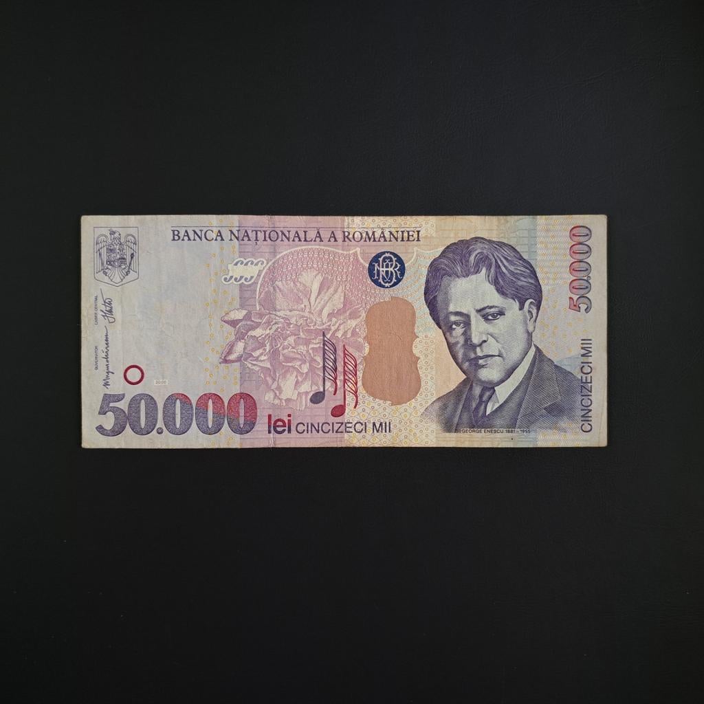 50000 lei Roemenië #038, Verzenden, Overige landen, Los biljet