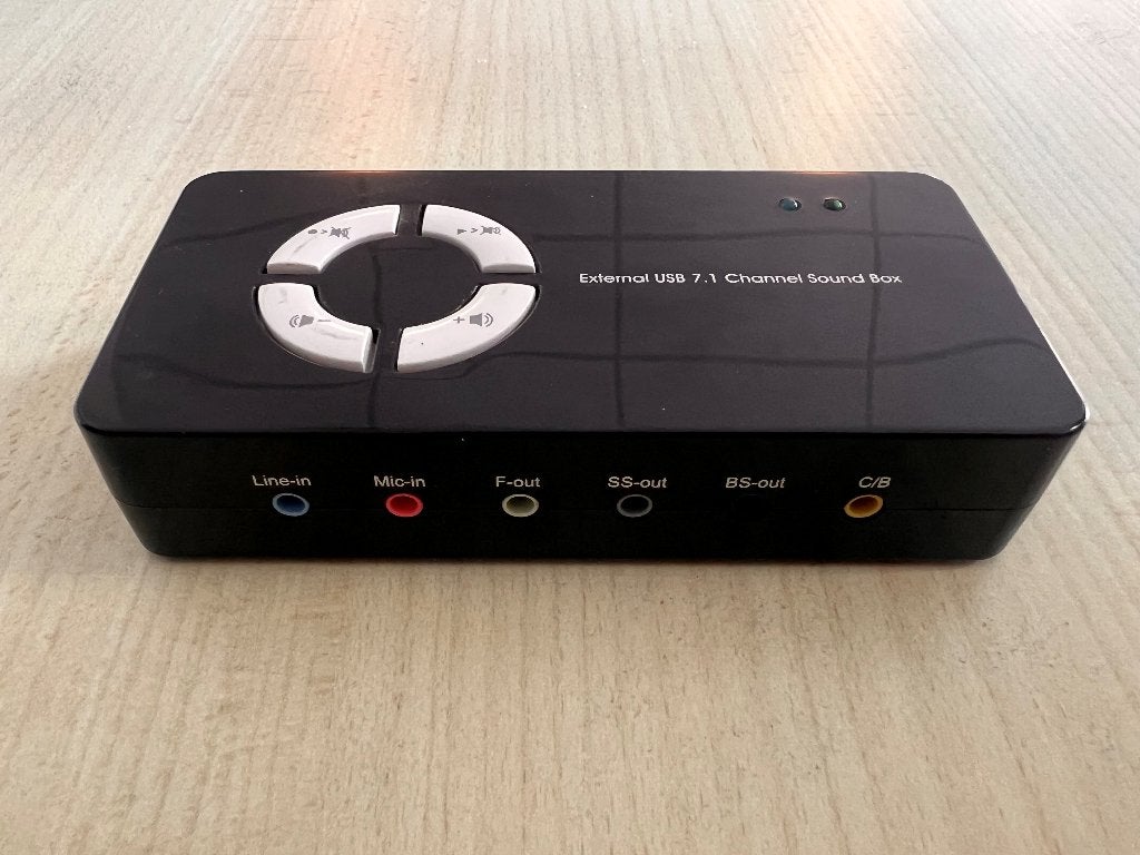 Conrad External USB 7.1 Channel Sound Box, Computers en Software, Ophalen of Verzenden
