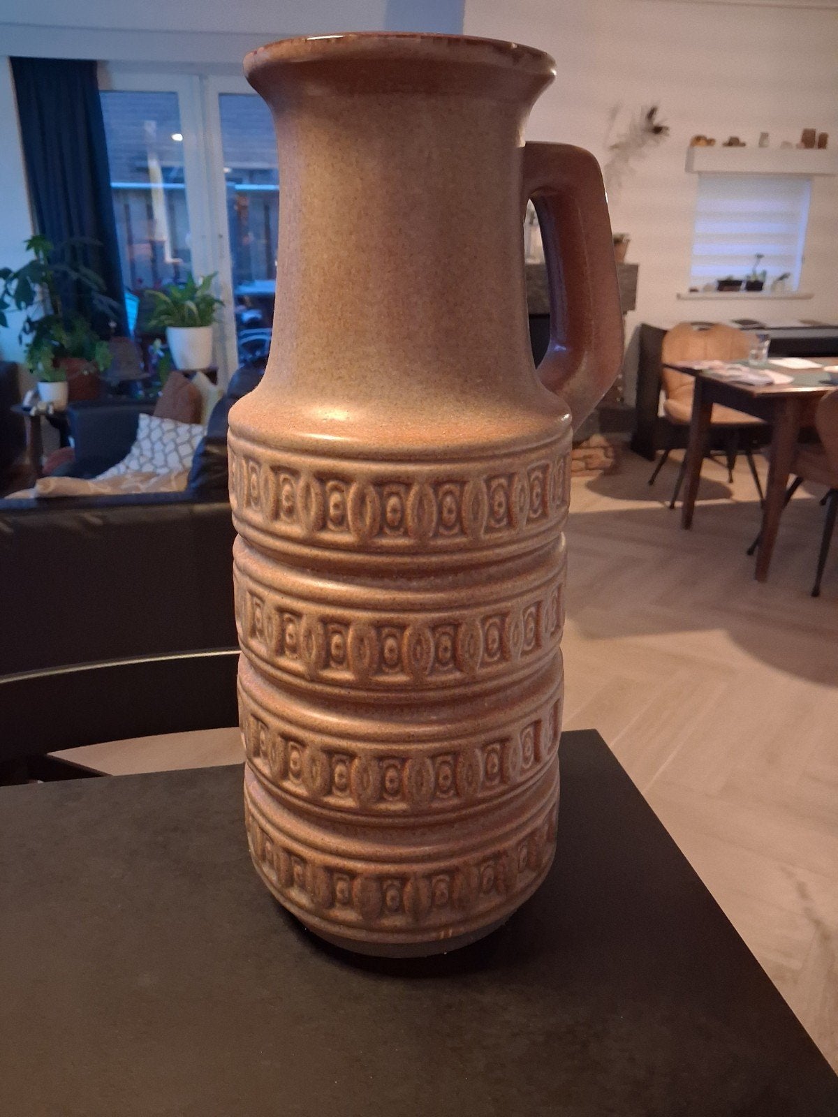 Vintage West Germany vaas 45 cm hoog, Ophalen of Verzenden