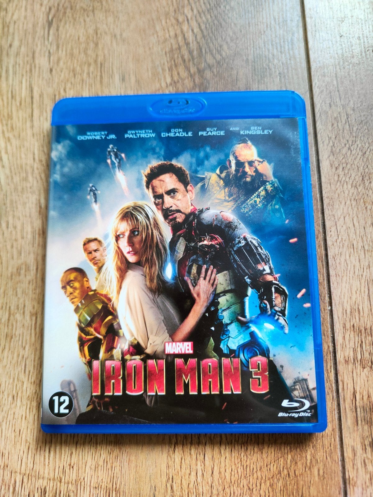 Blu-ray Marvel Iron Man 3, Cd's en Dvd's, Blu-ray, Ophalen of Verzenden, Zo goed als nieuw, Actie