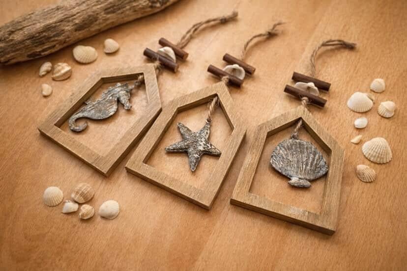 Hangers met schelpen, Huis en Inrichting, Ophalen of Verzenden, Nieuw
