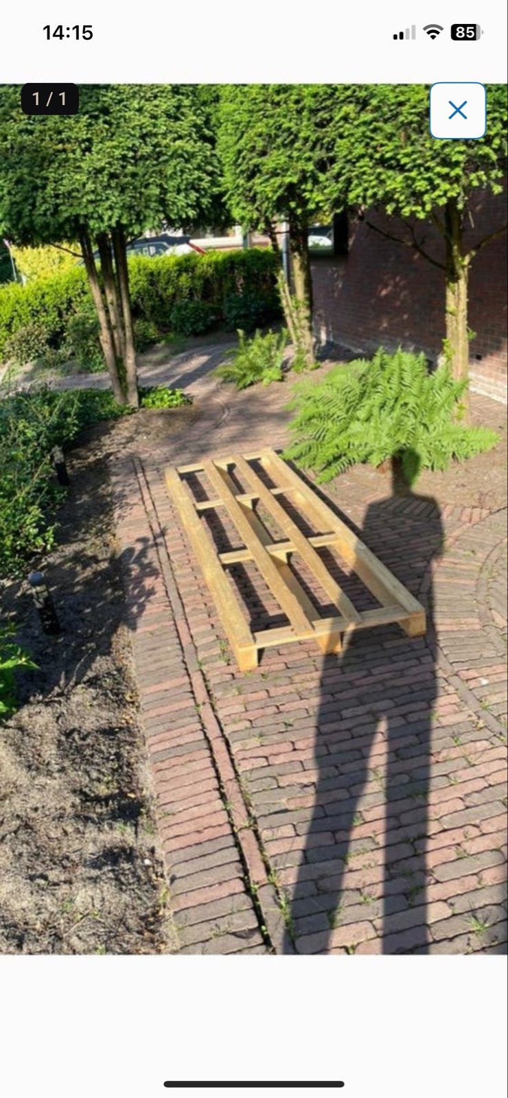 Gratis pallet, Tuin en Terras, Haardhout, Minder dan 3 m³, Ophalen