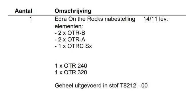 Foto 11 van Edra on the Rocks modulaire hoekbank 7 elementen stof T 8123