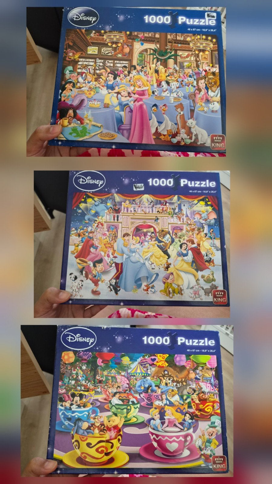 Disney puzzels, Verzenden, 500 t/m 1500 stukjes, Zo goed als nieuw