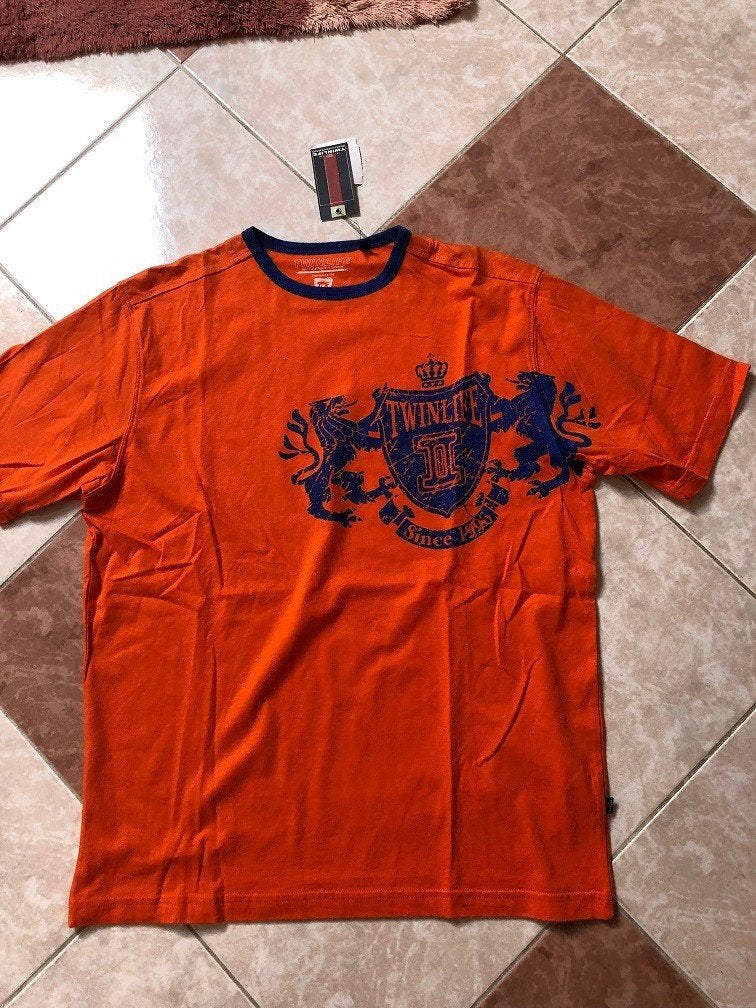 Nieuw oranje WK voetbalshirt van Twinlife mt M/L, Kleding | Heren, T-shirts, Maat 48/50 (M), Nieuw, Oranje, Ophalen of Verzenden