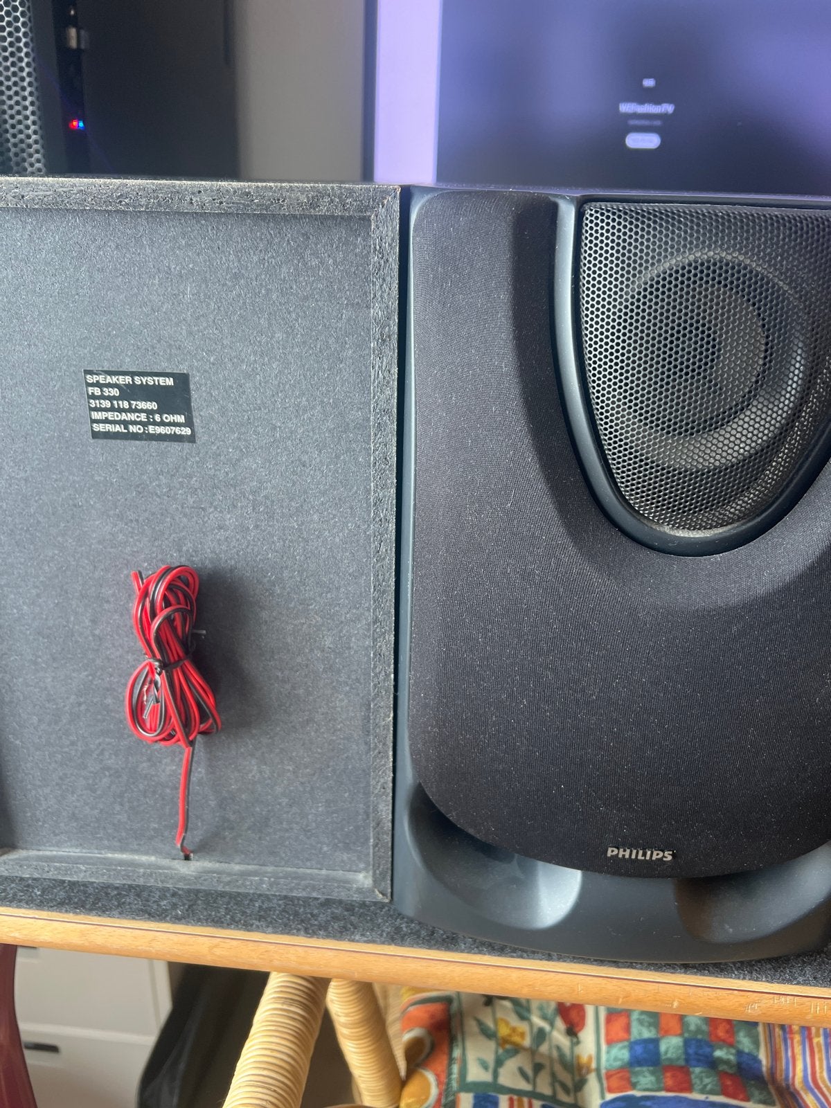 Philips FB 330 Speaker Systeem - Gebruikt, Zeer Goede Condit, Ophalen, Gebruikt