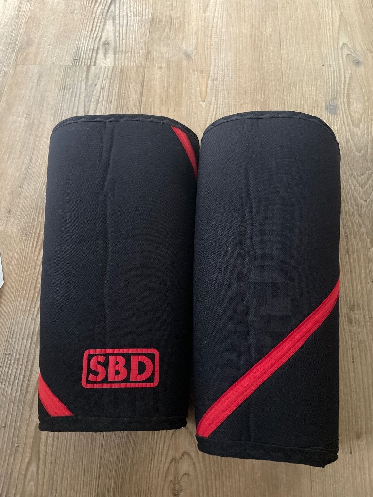 SBD Knee sleeves, maat L, 7mm, Ophalen, Zo goed als nieuw, Overige typen