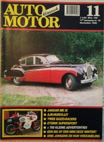 AMK: Jaguar Mk IX, Eysink, Moto Guzzi 250, 350, AJS Bigport, Ophalen of Verzenden, Gelezen, Algemeen