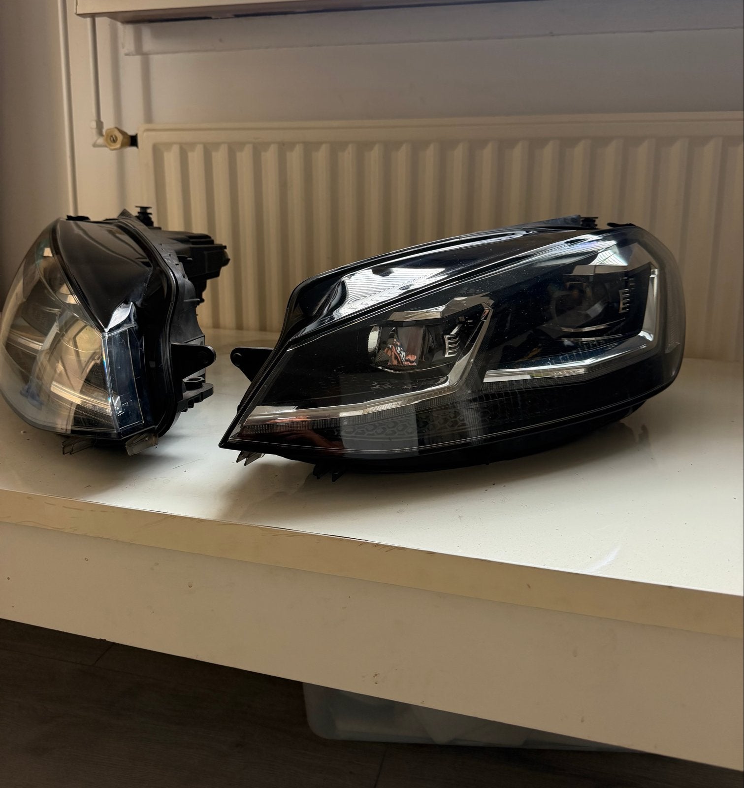 VW Golf 7.5 R LED Koplampen (set), Ophalen of Verzenden, Gebruikt, Volkswagen
