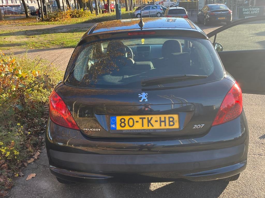 Peugeot 207 1.4 3DRS 2006 Zwart, Auto's, Voorwielaandrijving, Stof, 1360 cc, Zwart