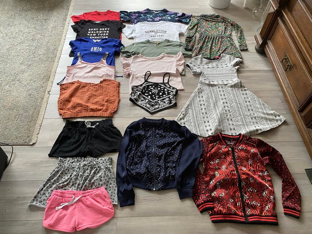 H&M/C&A/HEMA/MANGO e.a. pakket maat 134, Ophalen of Verzenden, Zo goed als nieuw, Maat 134