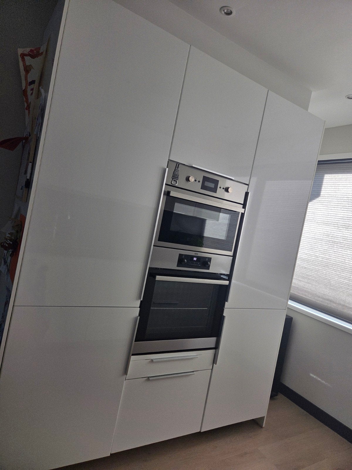 Ikea keuken hoogglans wit, Huis en Inrichting, Keuken | Complete keukens, Ophalen, Gebruikt, Wit