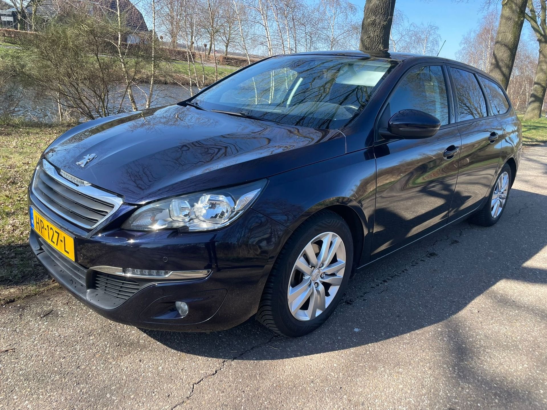 Peugeot 308 SW 1.6 BlueHDI Blue Lease Executive Pack, Auto's, Voorwielaandrijving, Gebruikt, Blauw, Origineel Nederlands
