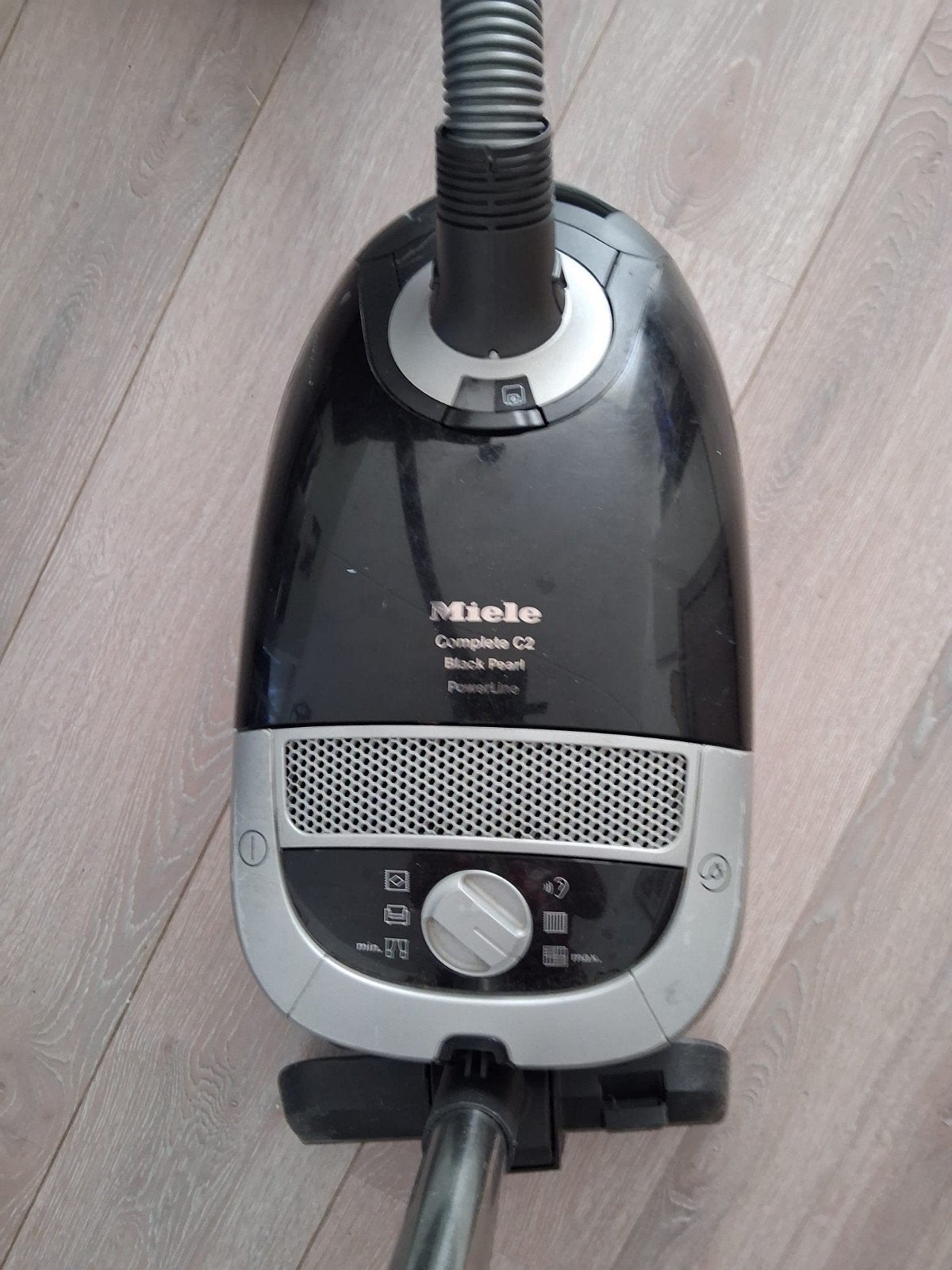 Miele Complete C2 Black Pearl PowerLine stofzuiger, Gebruikt, Inclusief accessoires, Miele, Sledestofzuiger