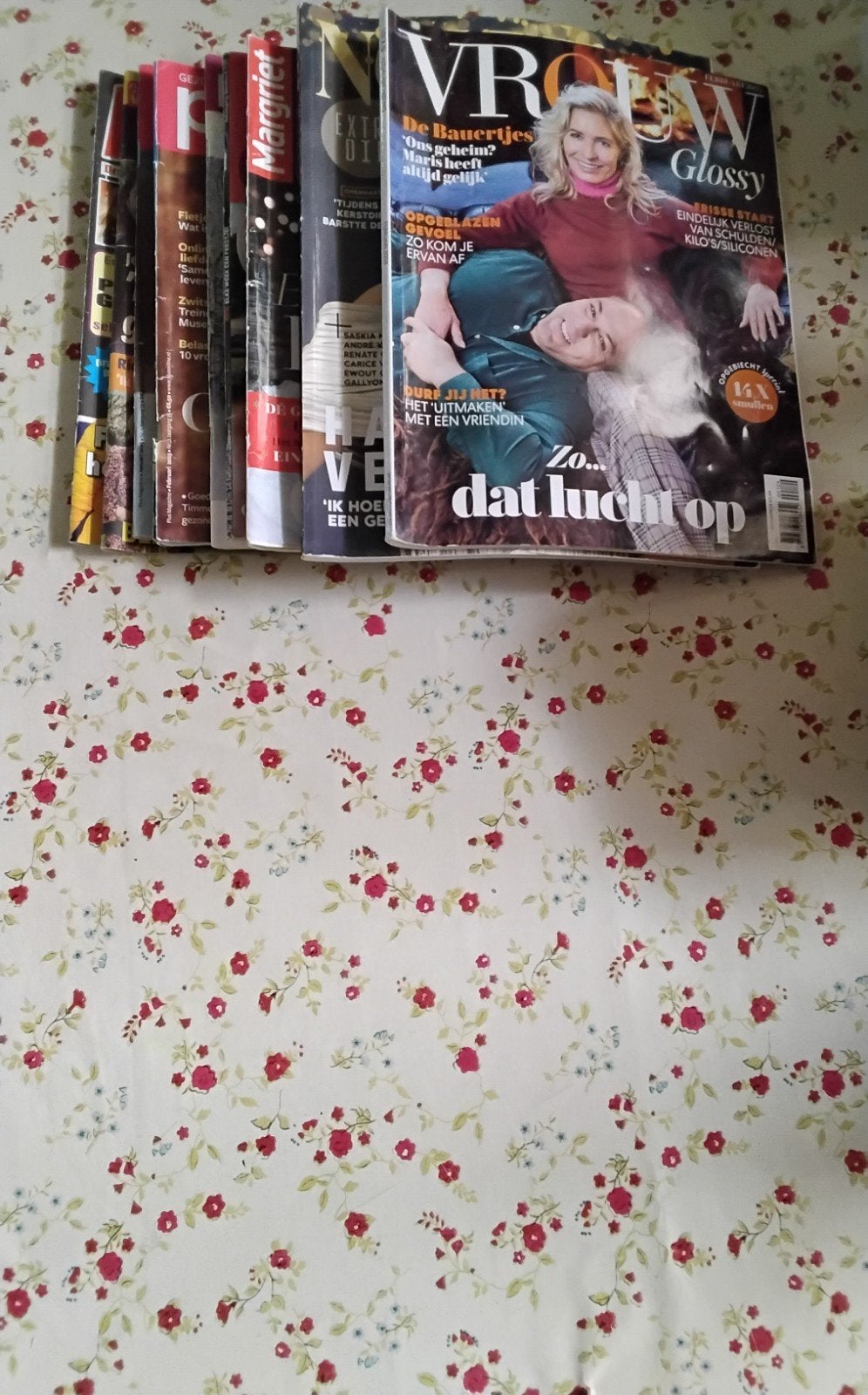 Diverse Damesbladen en Glossy Tijdschriften, Ophalen of Verzenden, Gelezen, Damesbladen