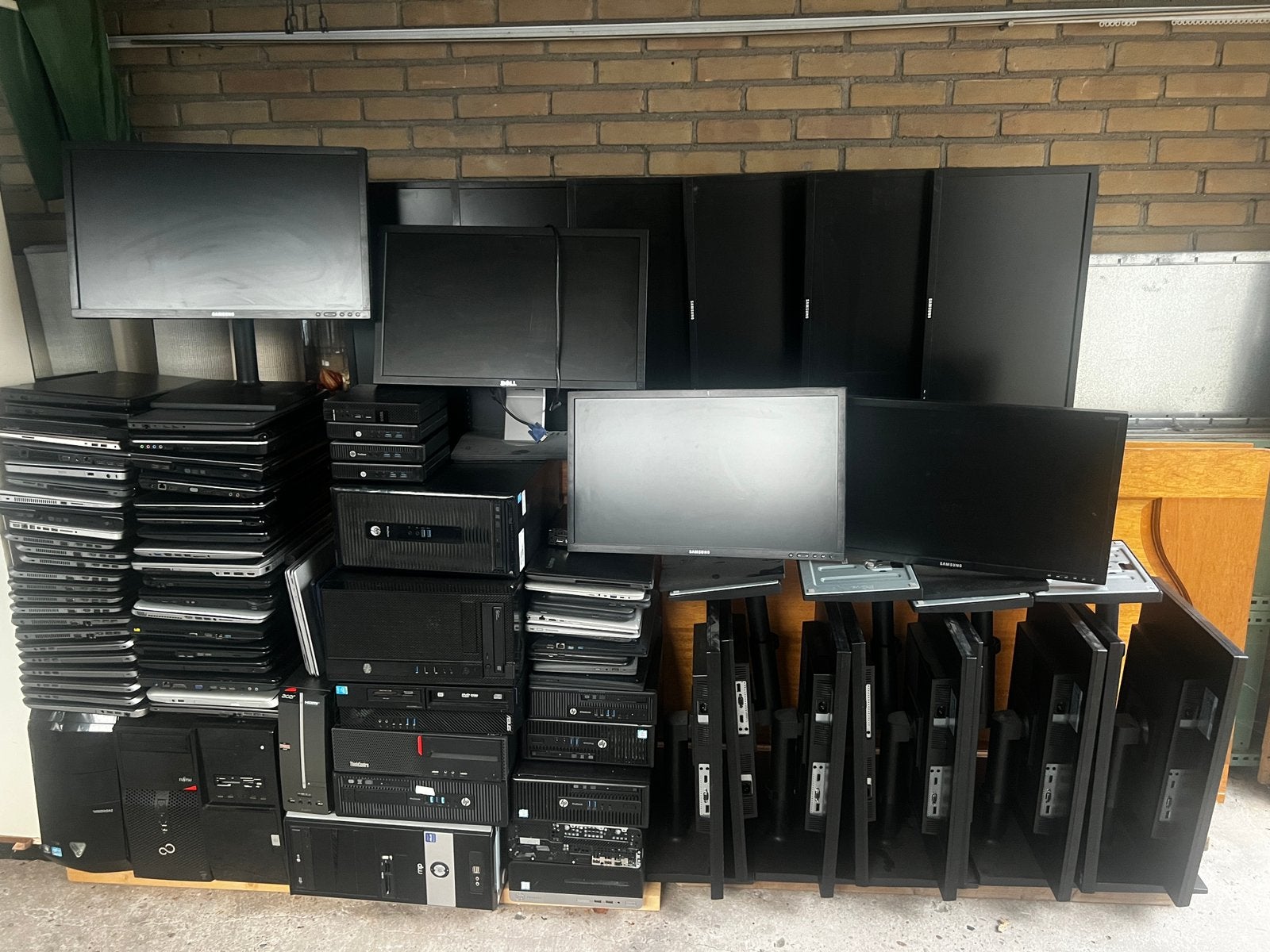 Partij Laptops, PC's, Monitoren ( i5 en i3 ), Ophalen, Gebruikt, Qwerty, 17 inch of meer