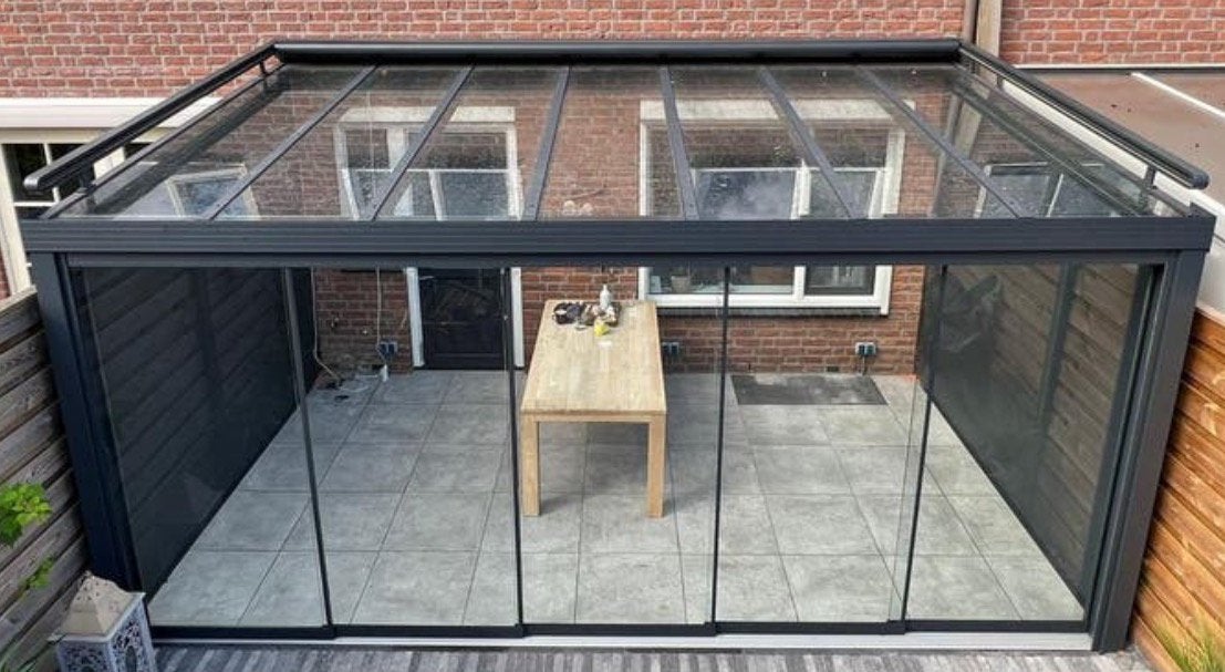 Overkaping veranda tuinkamer, Tuin en Terras, Overkappingen, Ophalen of Verzenden, Nieuw, Veranda