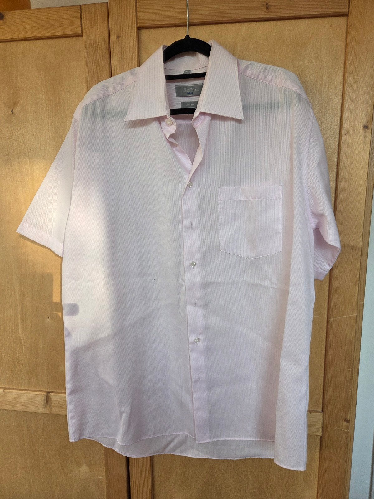 Roze overhemd met korte mouwen - Finest Tailor Business, Kleding | Heren, Overhemden, Zo goed als nieuw, Roze, Finest Tailor Business