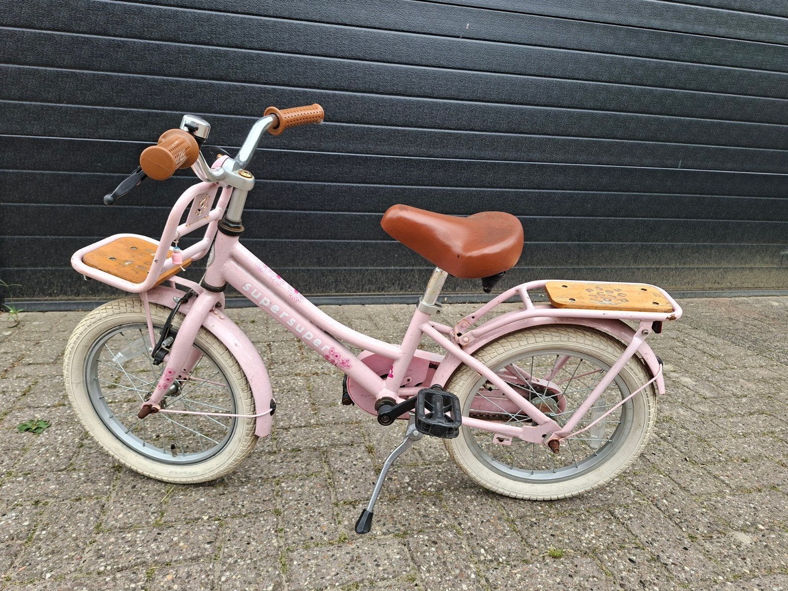 16 inch meisjes fiets, Ophalen, Gebruikt, Handrem, Super Super