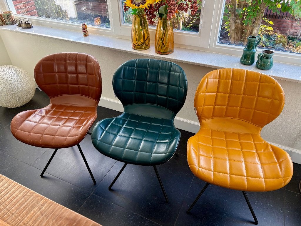 Zuiver Design eetkamerstoelen (8 stoelen totaal), Huis en Inrichting, Ophalen, Gebruikt, Overige kleuren, Design