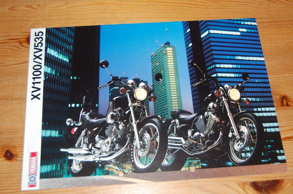 Yamaha XV1100 en XV535 uitgave 1989, Motoren, Ophalen of Verzenden, Yamaha