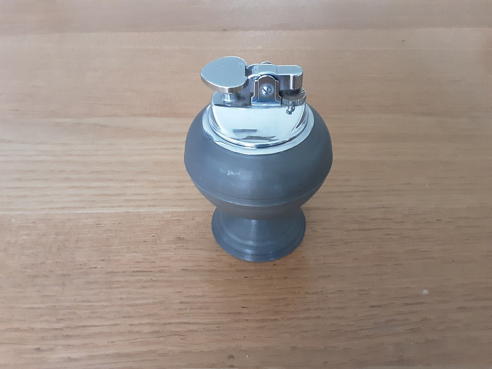 Vintage tinnen aansteker, Ophalen of Verzenden, Gebruikt, Aansteker