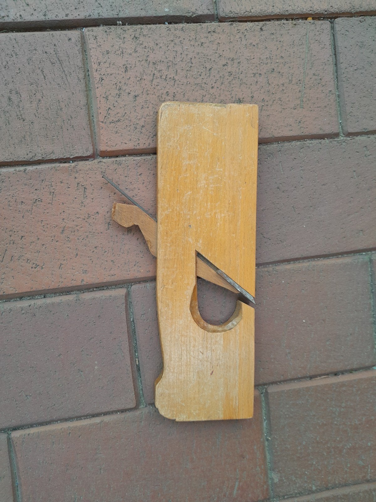 Oude houten handschaaf - 29 cm, Ophalen of Verzenden