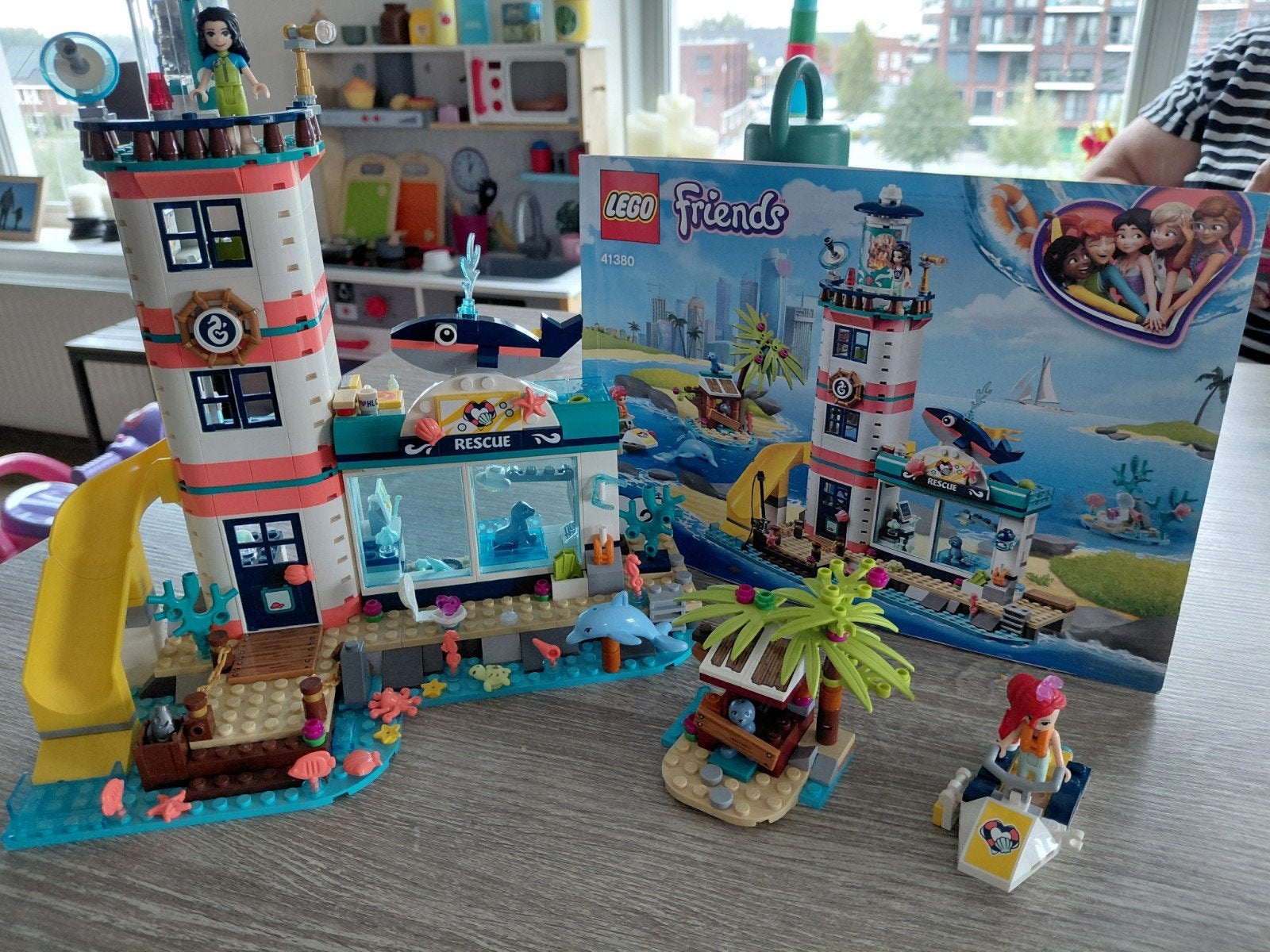 LEGO Friends 41380 Reddingscentrum met vuurtoren, Ophalen of Verzenden, Zo goed als nieuw, Overige merken