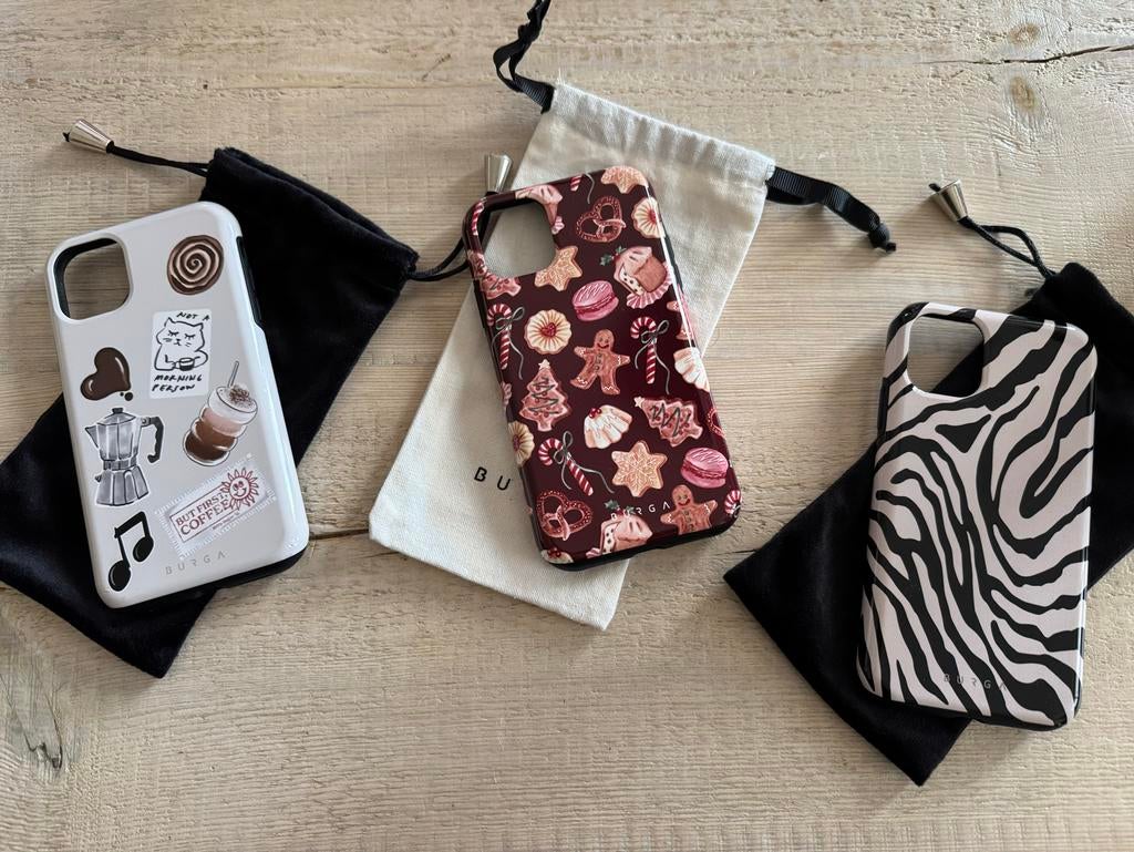 3 Burga iPhone 11 hoesjes - Zo goed als nieuw, Ophalen of Verzenden, Zo goed als nieuw, IPhone 11, Hoesje of Tasje