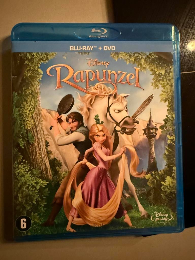 Rapunzel disney bluray, Ophalen of Verzenden, Zo goed als nieuw, Tekenfilms en Animatie