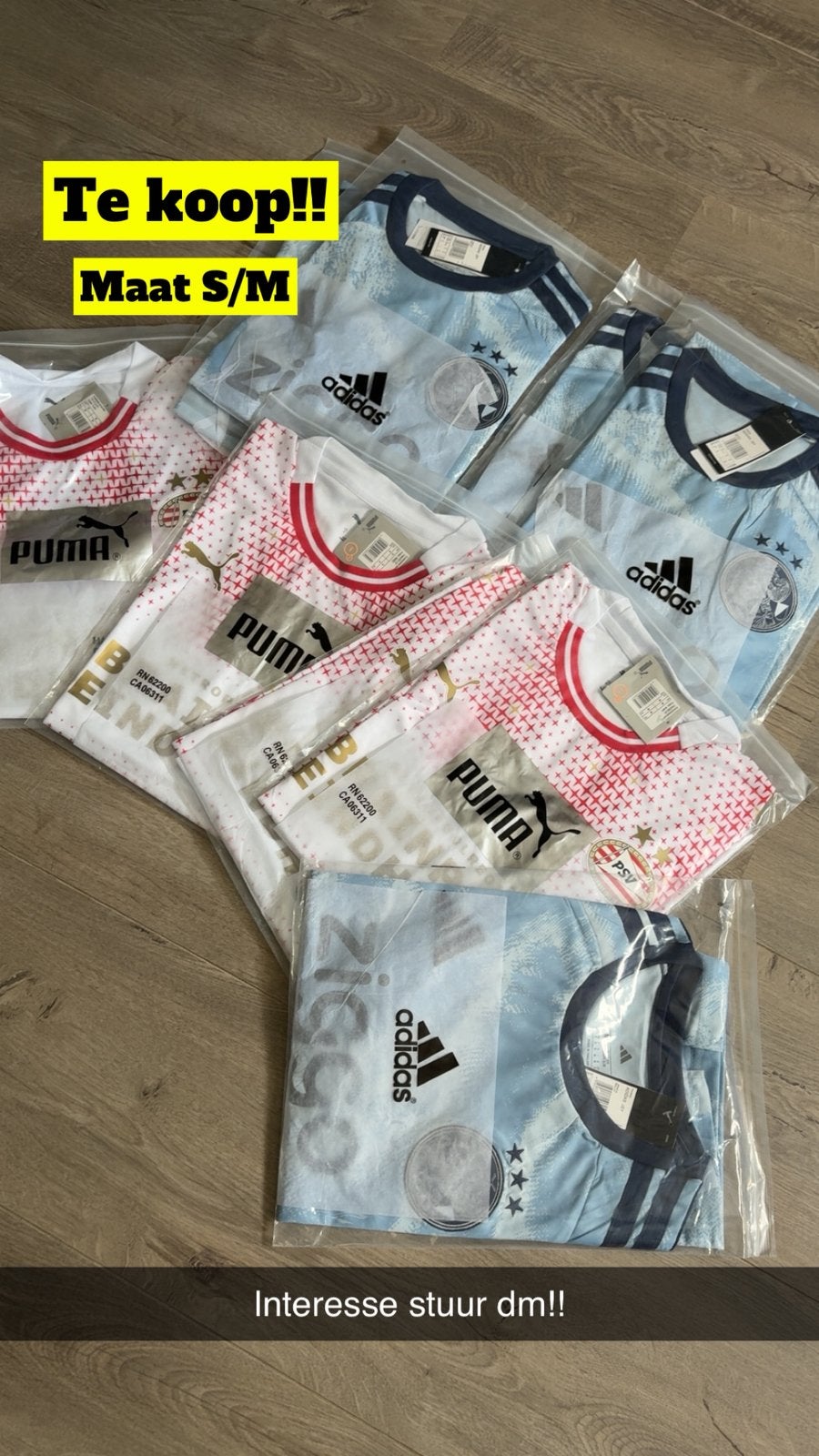Psv shirts maat S/M, Ophalen of Verzenden, Nieuw
