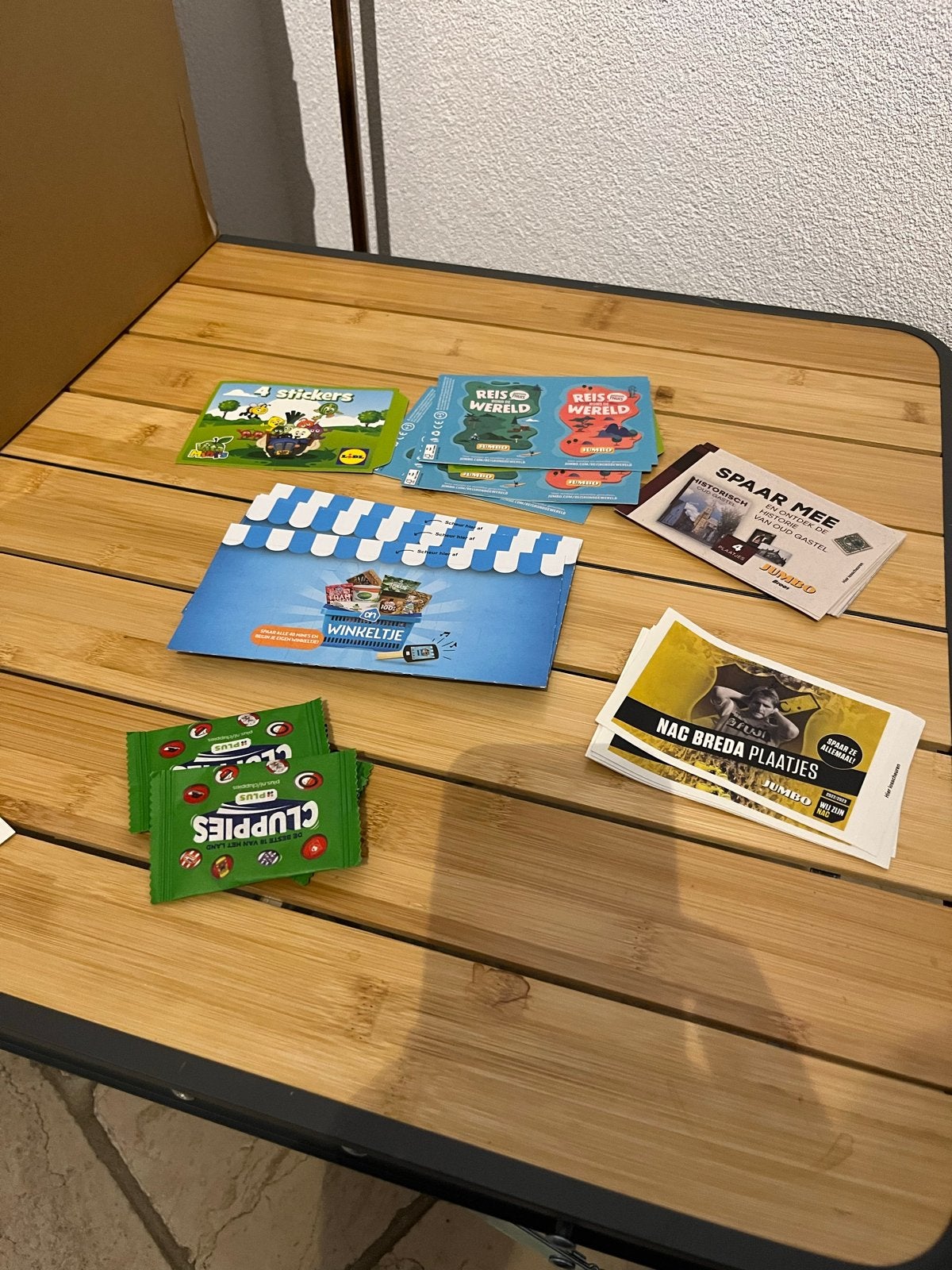 Diverse spaaracties en verzamelitems - Jumbo, NAC Breda, Ophalen of Verzenden, Gebruikt, Overige typen