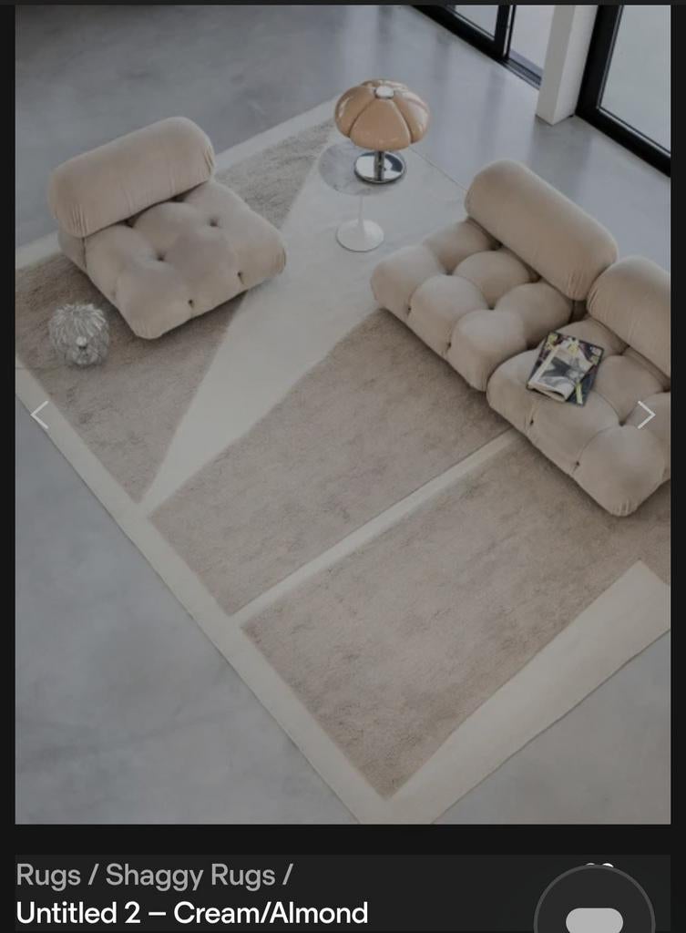 Nordic Knots vloerkleed, Ophalen of Verzenden, Zo goed als nieuw, Minder dan 10 m², Tapijt