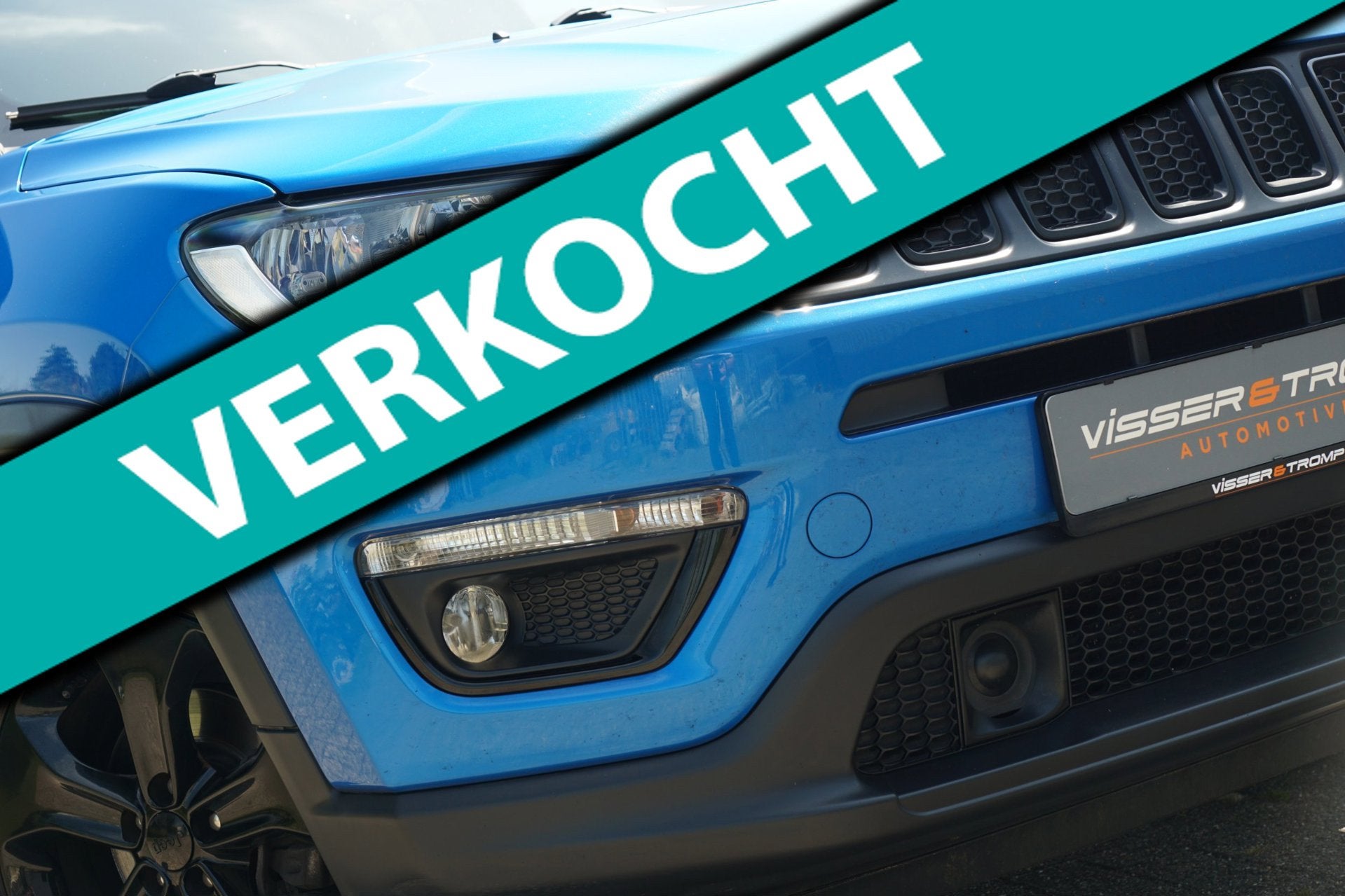Jeep Compass 1.4 MultiAir Night Eagle FWD | Hydro Blue Metal, Auto's, Voorwielaandrijving, Dealer onderhouden, Gebruikt, 750 kg