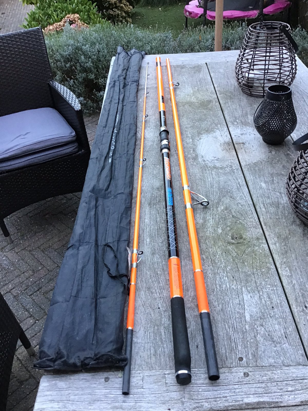 Grauvell Vertix Monaco Zeehengel / lengte 450 cw 100-200 gr., Ophalen, Zo goed als nieuw, Werphengel