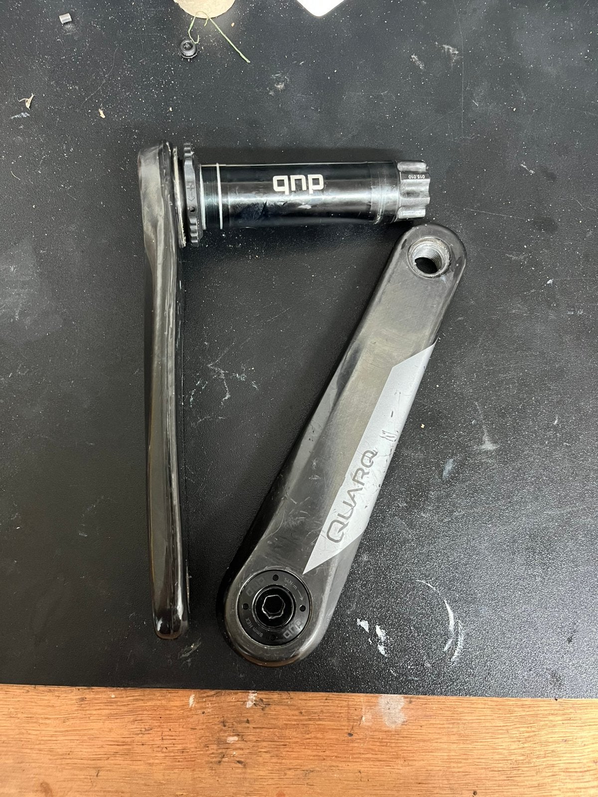 Quarq Dub 170mm crankset, Ophalen of Verzenden, Zo goed als nieuw, Crankstel of Pedalen