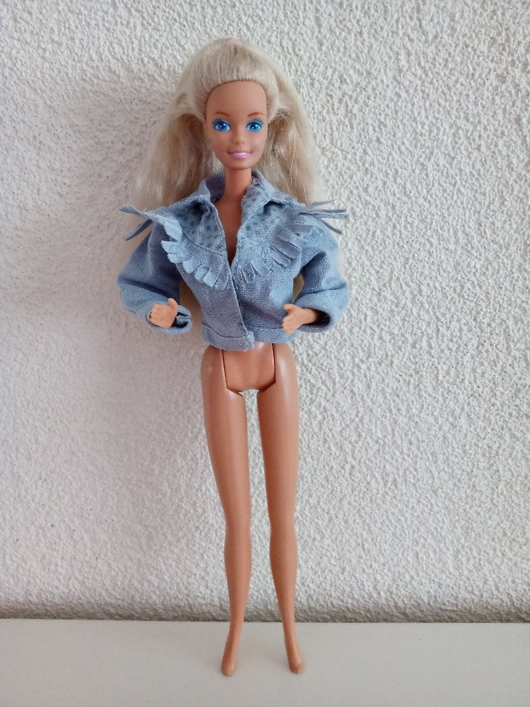 Feeling Fun Barbie / Jeans Barbie uit 1988, Ophalen of Verzenden, Gebruikt, Pop