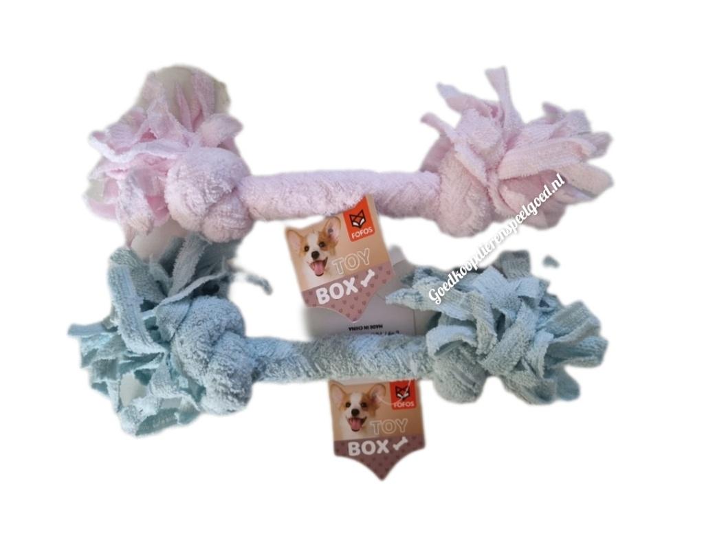 Hondenspeelgoed  " Flosstouw Puppy met pastel kleur ", Ophalen of Verzenden, Nieuw, Touwen
