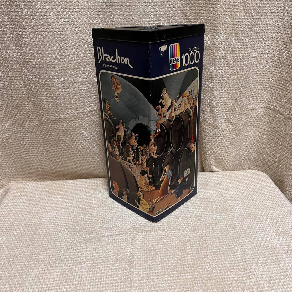 Blachon – In Vino Veritas puzzel 1000 stukjes (Heye), Ophalen of Verzenden, 500 t/m 1500 stukjes, Zo goed als nieuw, Legpuzzel