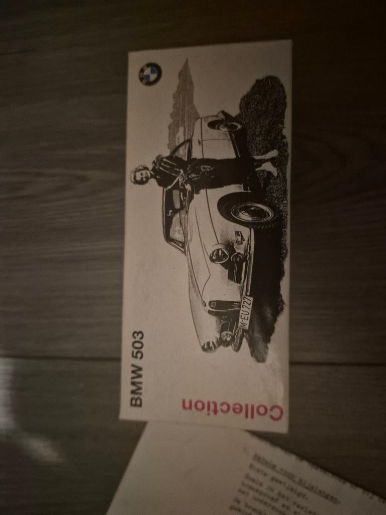 Bmw 503 Miniatuur auto, Ophalen of Verzenden, Nieuw, Auto, Overige merken