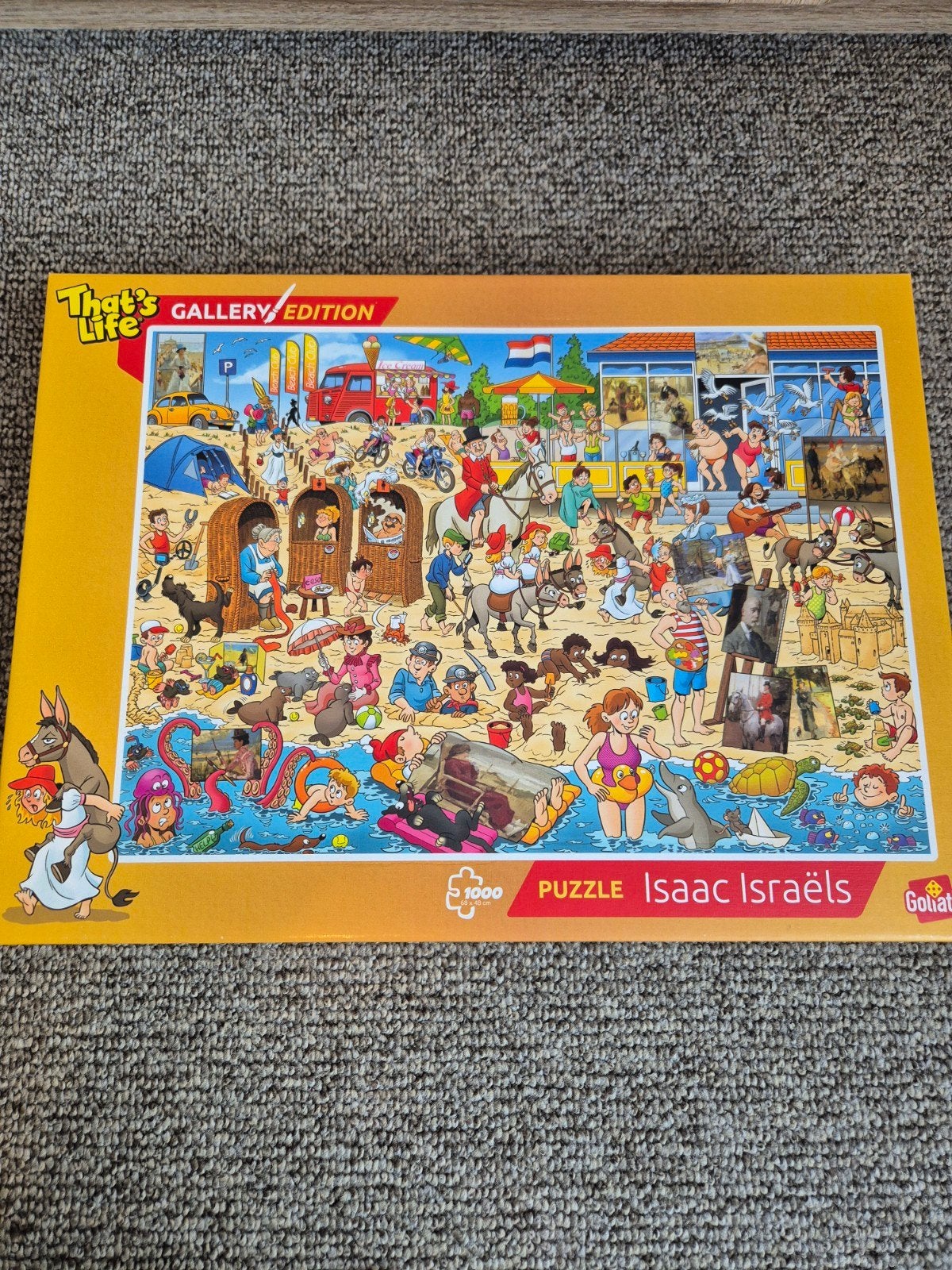 That's life gallery edition puzzel, Hobby en Vrije tijd, Denksport en Puzzels, Ophalen of Verzenden, 500 t/m 1500 stukjes, Zo goed als nieuw