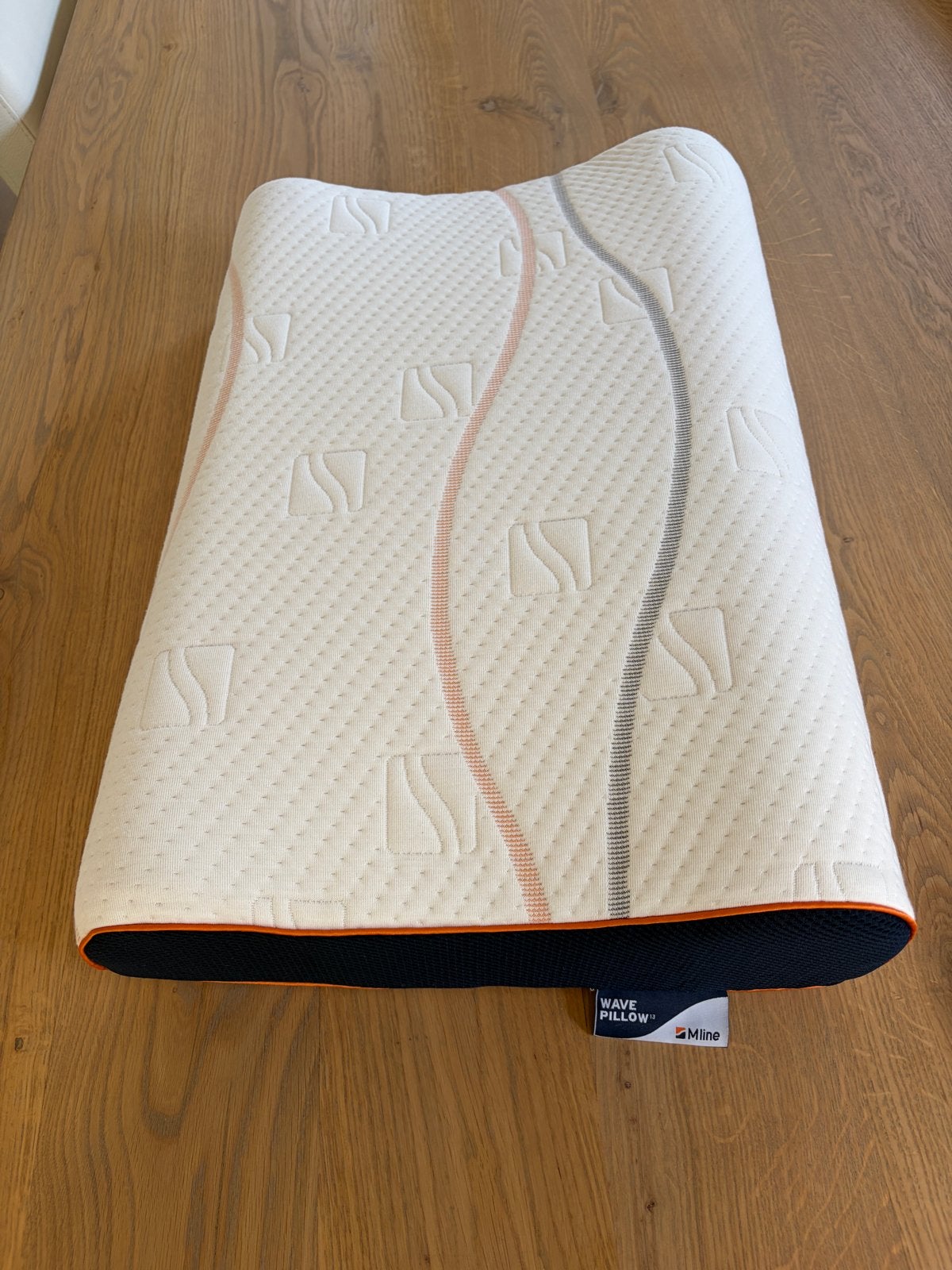 Mline Wave Pillow - Ergonomisch Hoofdkussen, Ophalen, Eenpersoons, Wit, Zo goed als nieuw