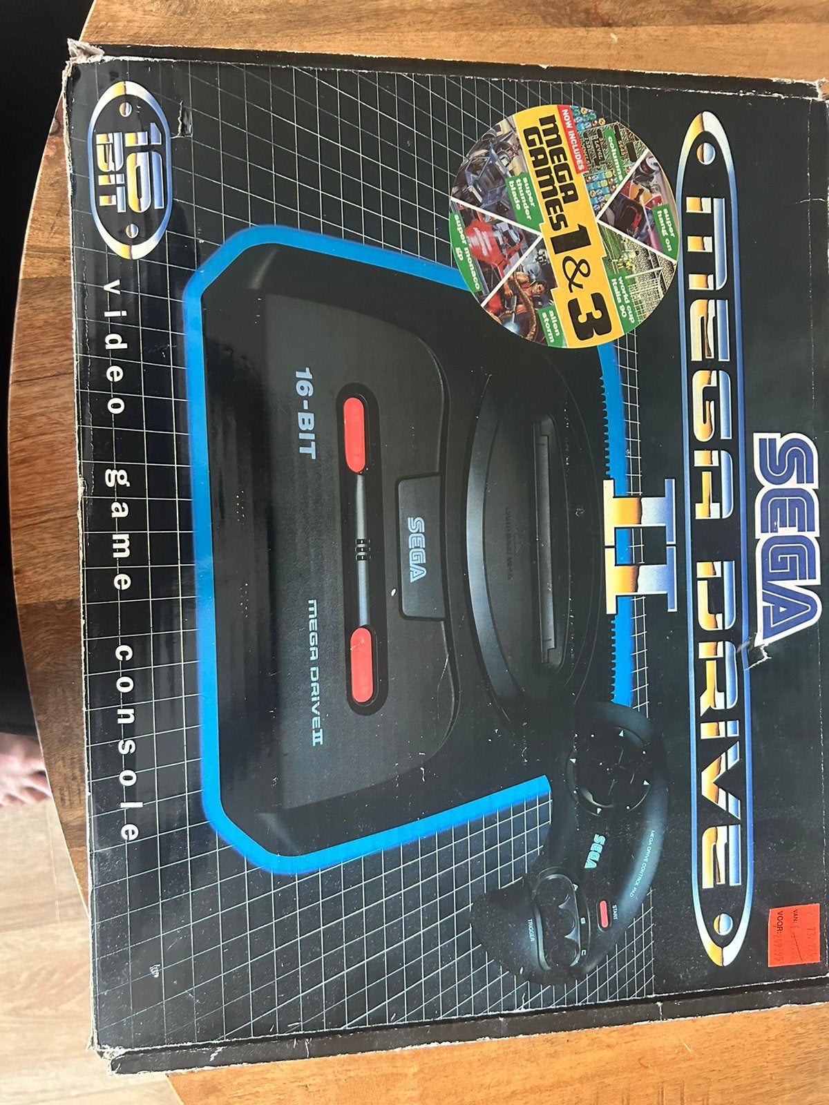 Sega set, Mega Drive, Met 2 controllers, Ophalen of Verzenden, Gebruikt
